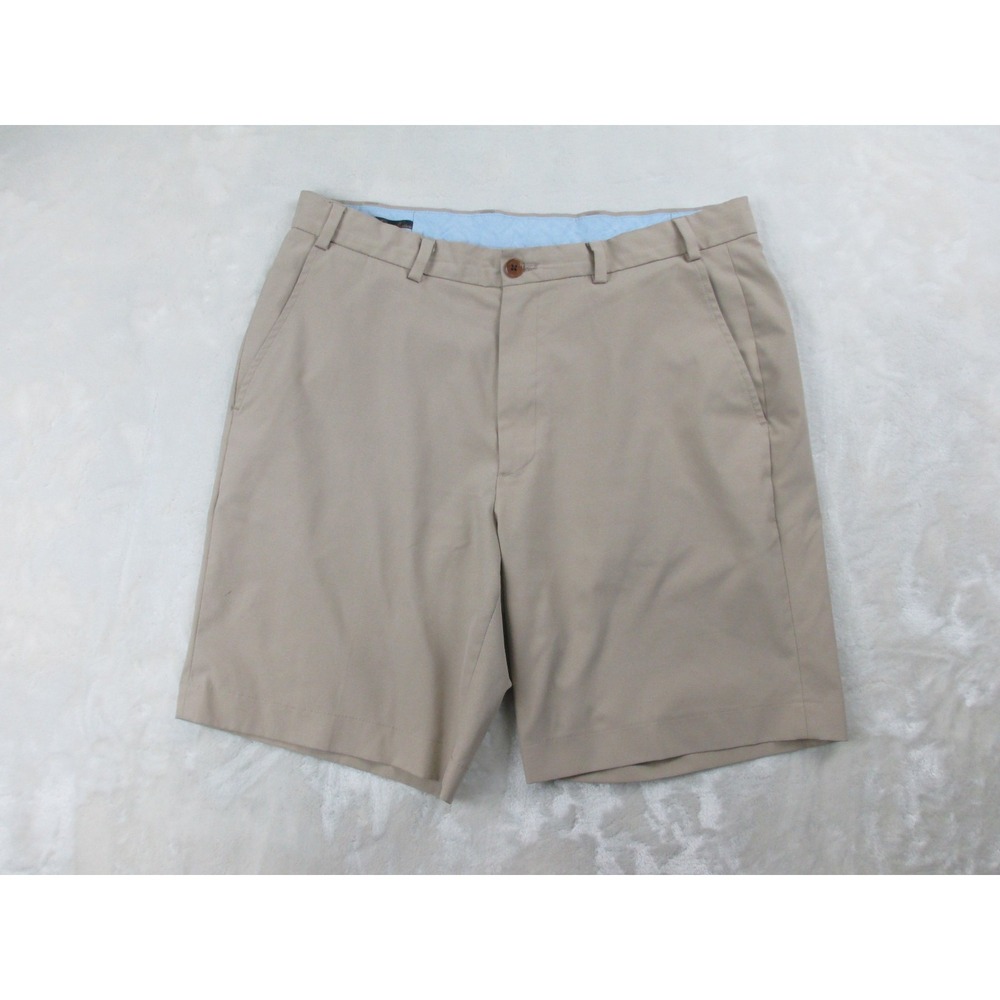 Brooks‎ Brothers Shorts Mens 36 Brown Tan Chino Lightweight Golf Golfer Casual*